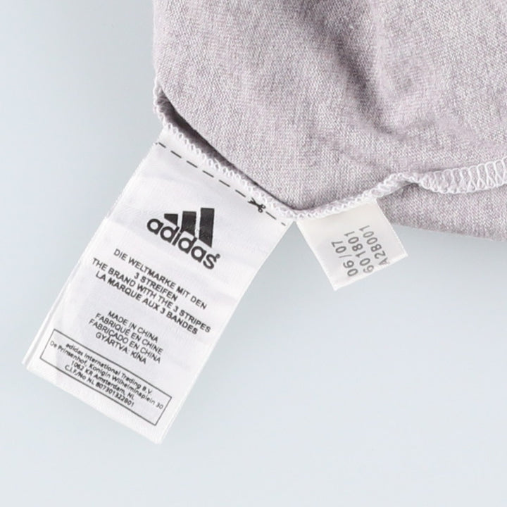 2000'S Adidas logo T-shirt, men's size M (approx.) cotton white type Vintage Second Hand