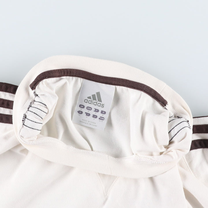 2000'S Adidas logo T-shirt, men's size M (approx.) cotton white type Vintage Second Hand