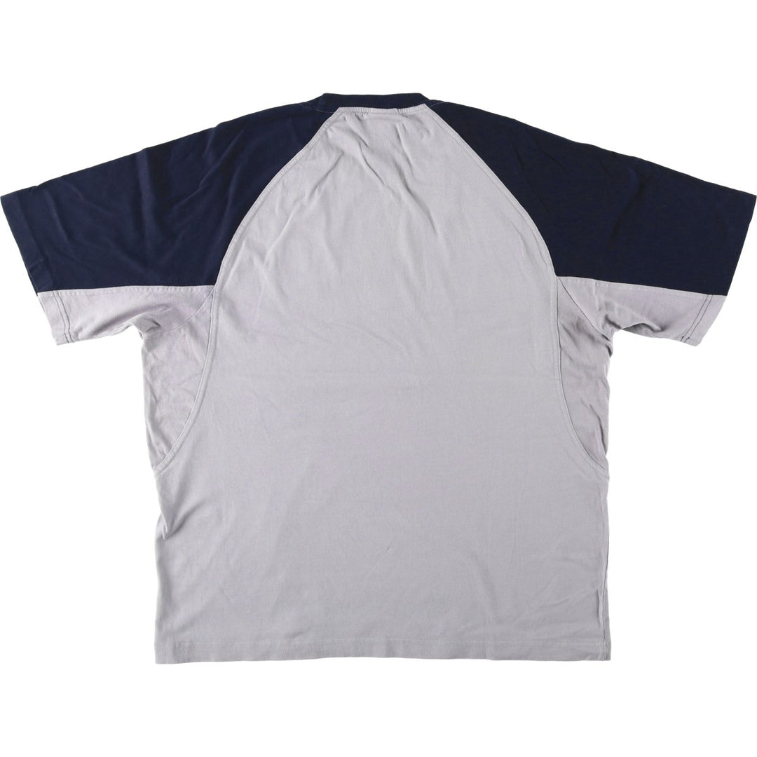 2000'S Adidas TRAINING logo T-shirt, men's size M (approx.) cotton gray type Vintage Second Hand
