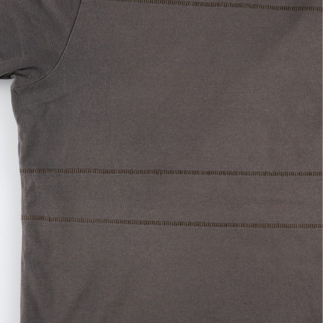 90s-00'S Adidas logo T-shirt, men's size XXL (approx.) unclear brown type Vintage Second Hand