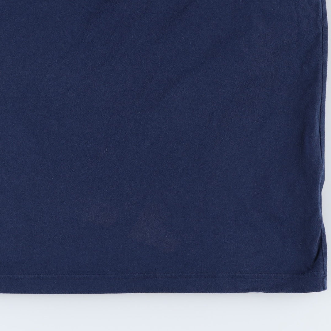 Adidas EQUIPMENT logo t-shirt, men's size XL (approx.) cotton navy blue type Vintage Second Hand