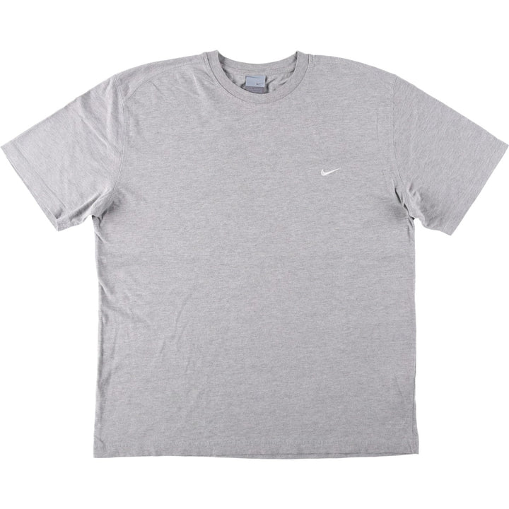 00'S Nike One Point Logo T-shirt Men's XL cotton gray type Vintage Second Hand