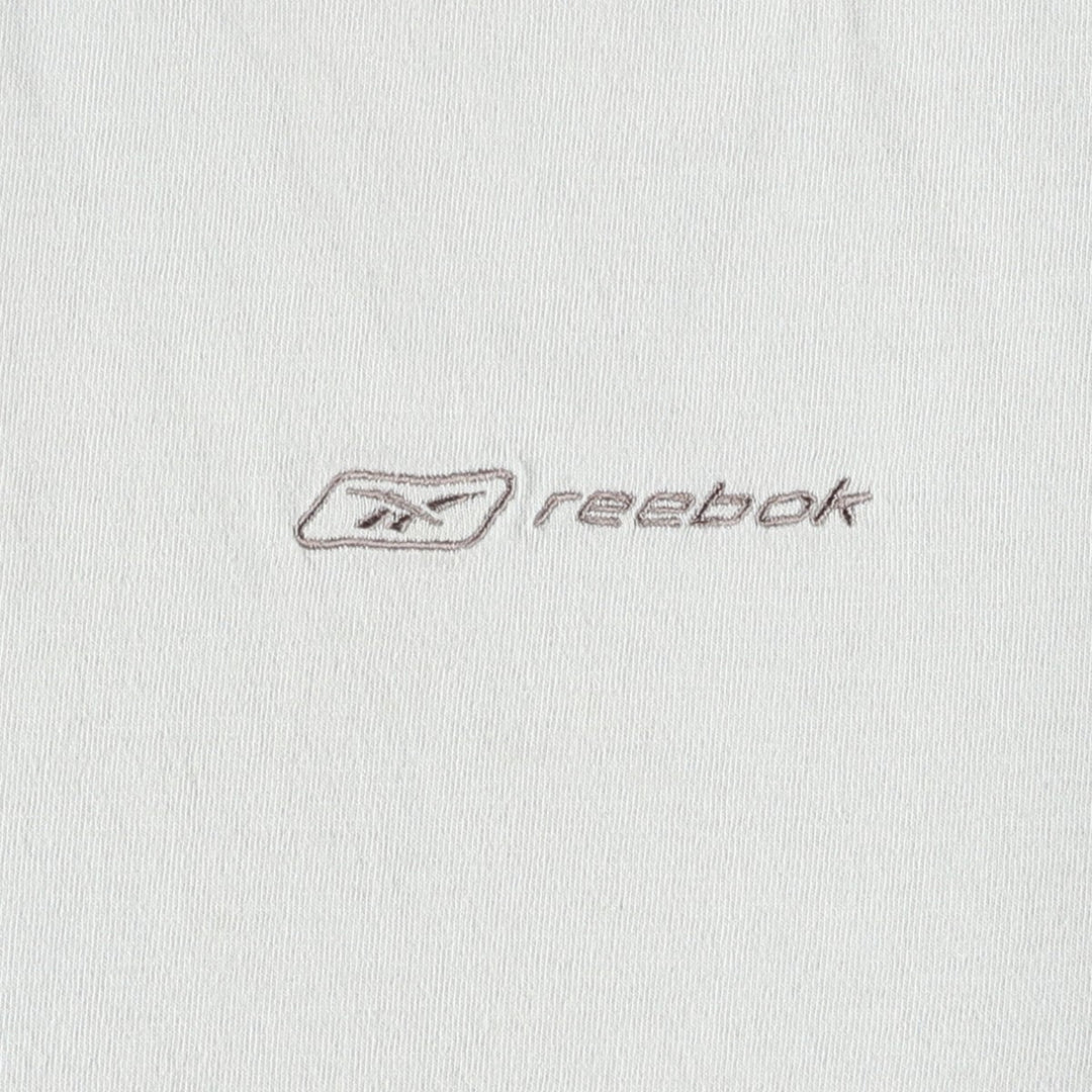 Reebok logo t-shirt, men's size M (approx.) cotton Mint green Vintage Second Hand