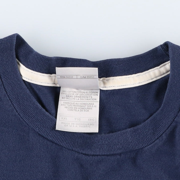 2000'S Nike One-Point Logo T-Shirt, Men's XXL cotton navy blue type Vintage Second Hand