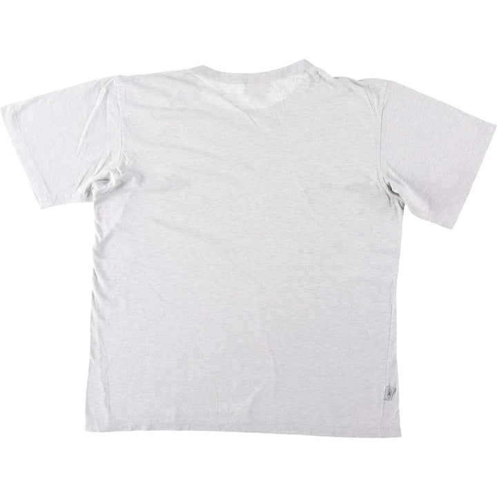 Reebok logo print T-shirt, made in the UK, men's size M equivalent. cotton gray type Vintage Second Hand