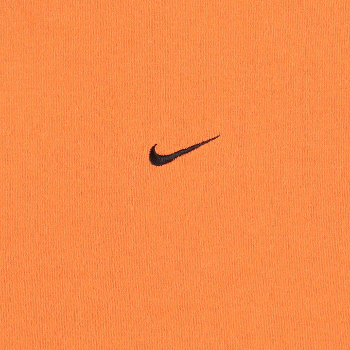 00'S Nike One Point Logo T-shirt Men's L size cotton orange type Vintage Second Hand