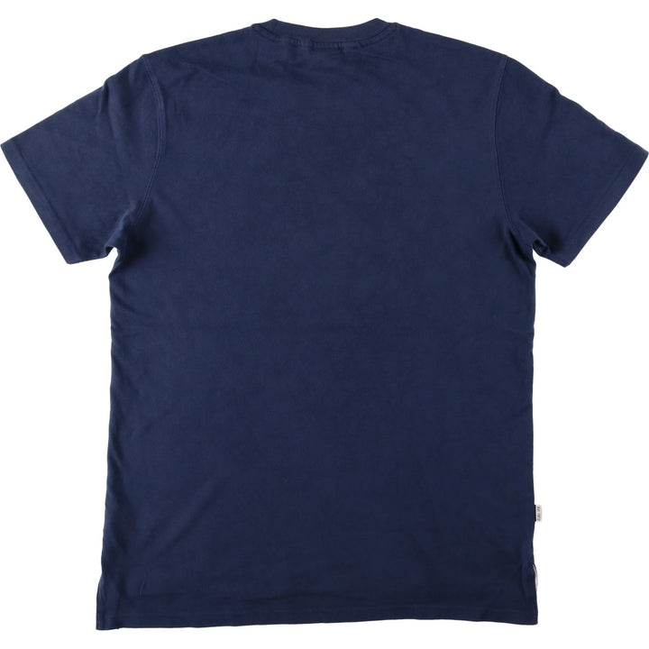 2000'S Nike AIR logo print T-shirt, men's size XXL equivalent. cotton navy blue type Vintage Second Hand