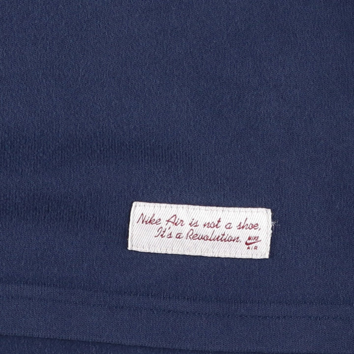 2000'S Nike AIR logo print T-shirt, men's size XXL equivalent. cotton navy blue type Vintage Second Hand