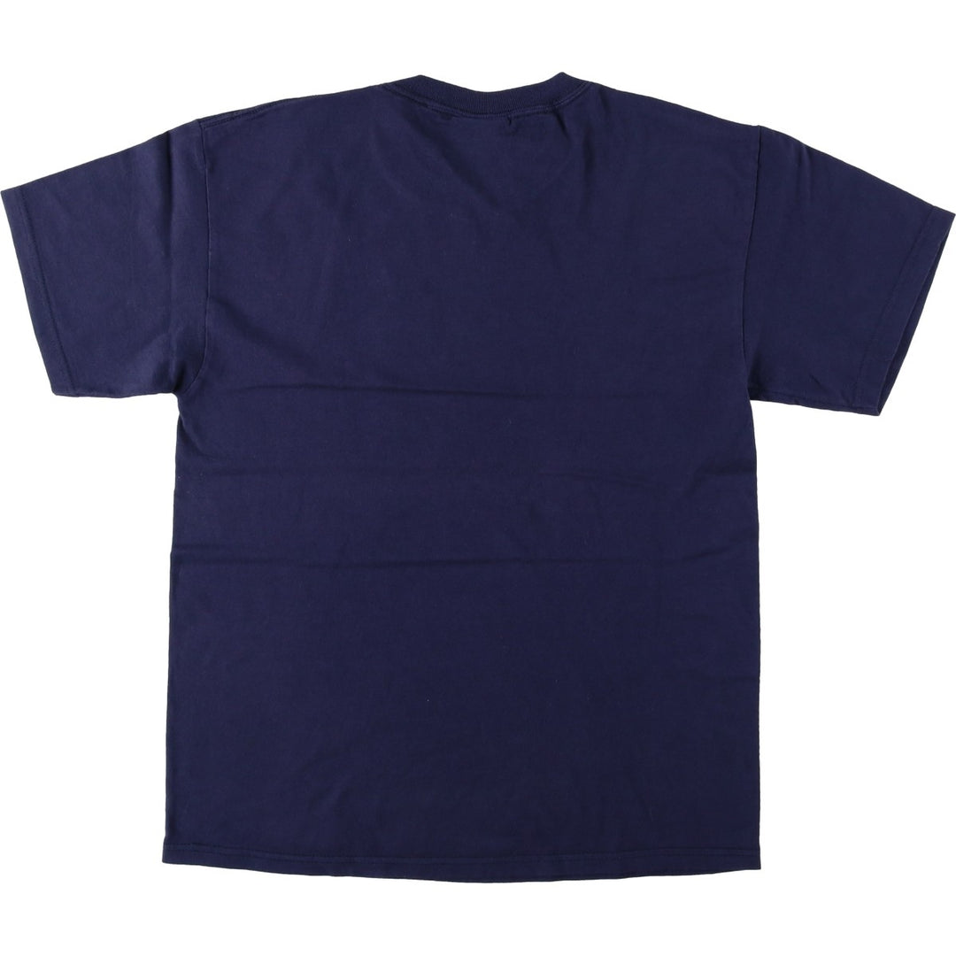 00'S Nike logo print T-shirt, men's size M cotton navy blue type Vintage Second Hand