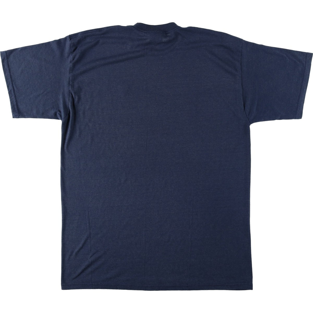 90s-00'S Nike Golf T-shirt with one-point logo, made in USA, men's size XL equivalent. polyester navy blue type Vintage Second Hand