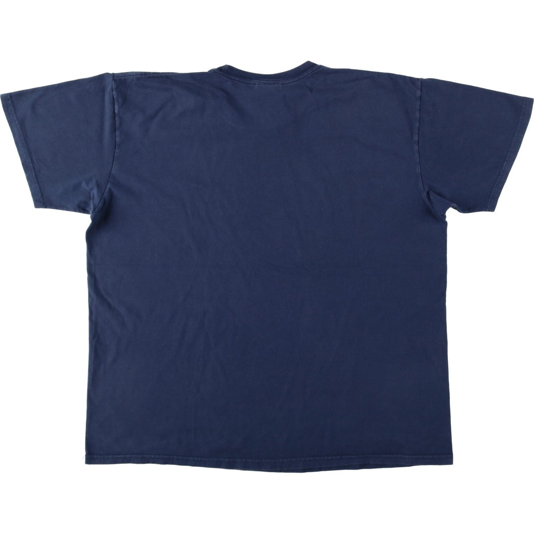 2000'S Nike One-Point Logo T-Shirt, Men's XXL cotton navy blue type Vintage Second Hand