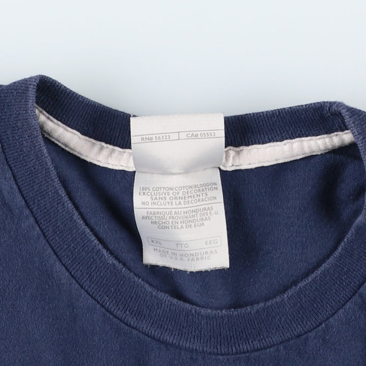 2000'S Nike One-Point Logo T-Shirt, Men's XXL cotton navy blue type Vintage Second Hand