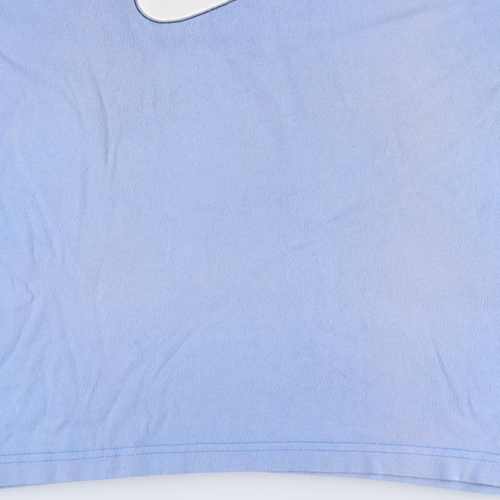 00'S Nike logo print T-shirt, men's size L cotton blue type Vintage Second Hand