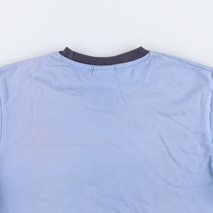 00'S Nike logo print T-shirt, men's size L cotton blue type Vintage Second Hand
