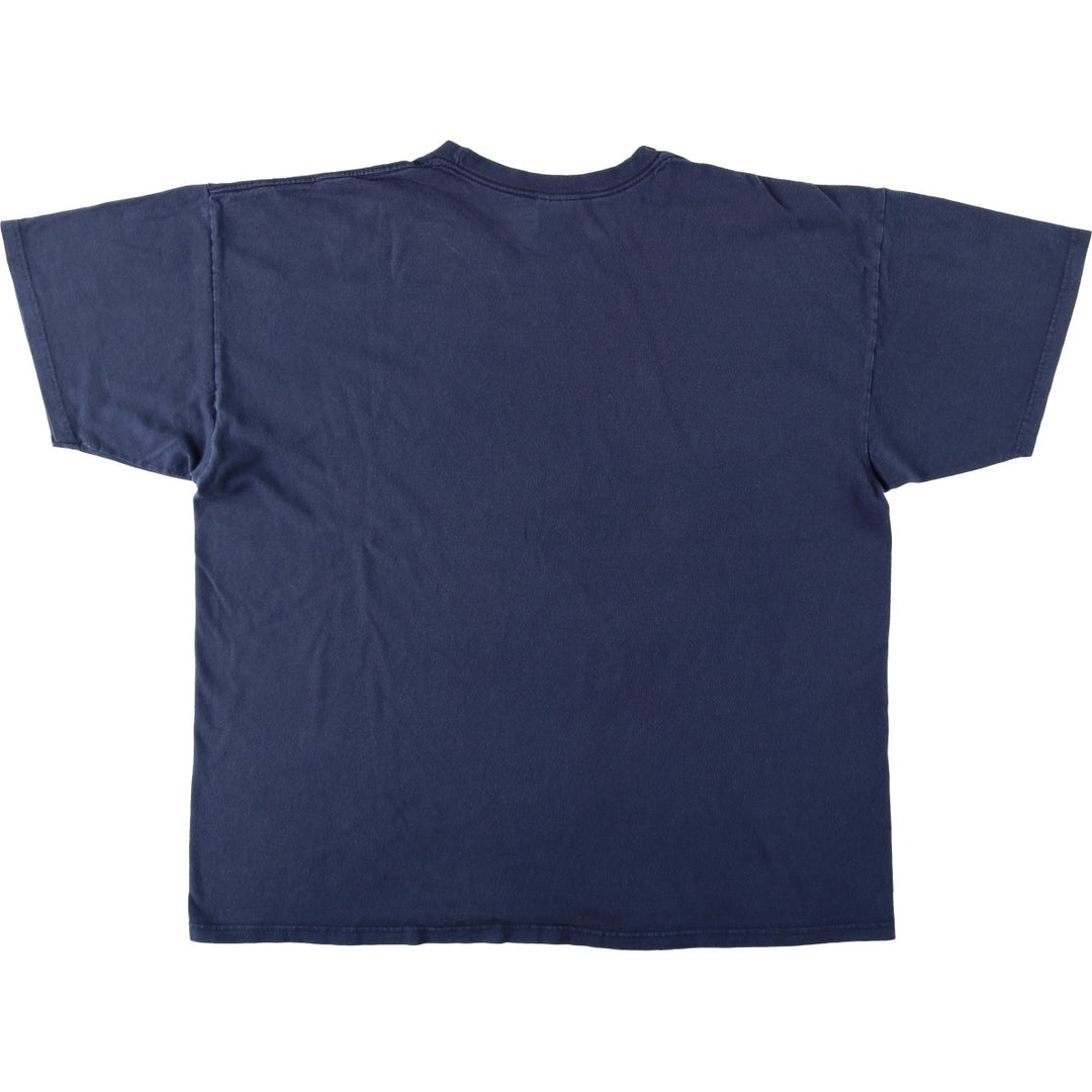 2000'S Nike One-Point Logo T-Shirt, Men's XXL cotton navy blue type Vintage Second Hand