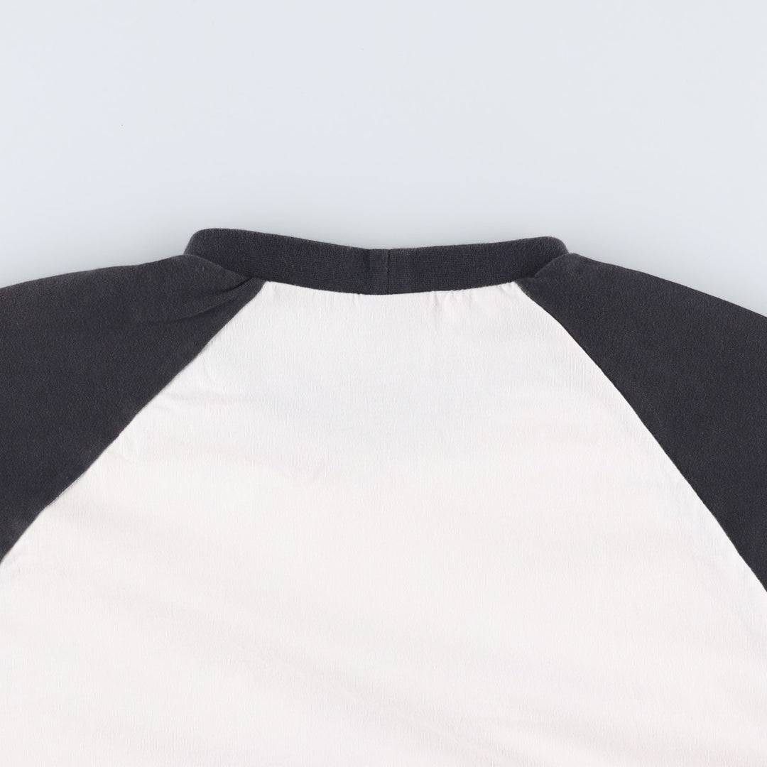 2000'S Nike Two-Tone Raglan T-Shirt, Men's Size L (approx.) cotton white type Vintage Second Hand