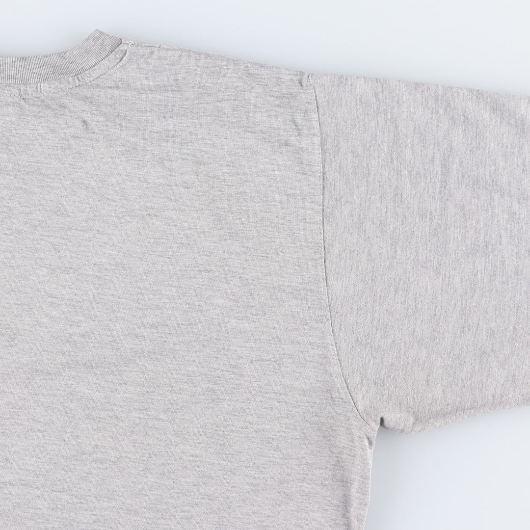 90'S Nike One Point Logo T-shirt, Men's L size, Vintage unclear gray type Vintage Second Hand