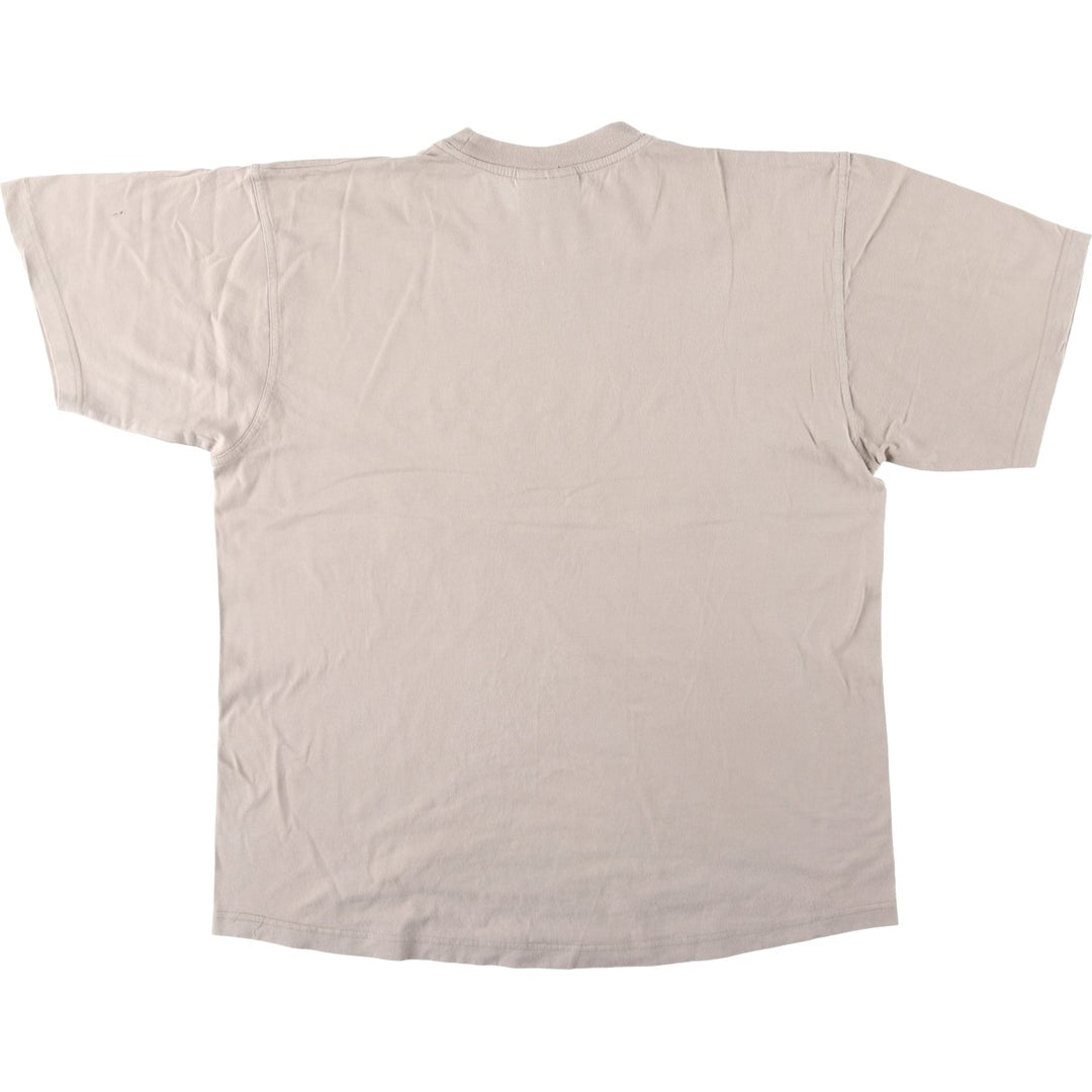 ~2000'S Umbro logo print T-shirt, men's size L (approx.) cotton Beige type Vintage Second Hand