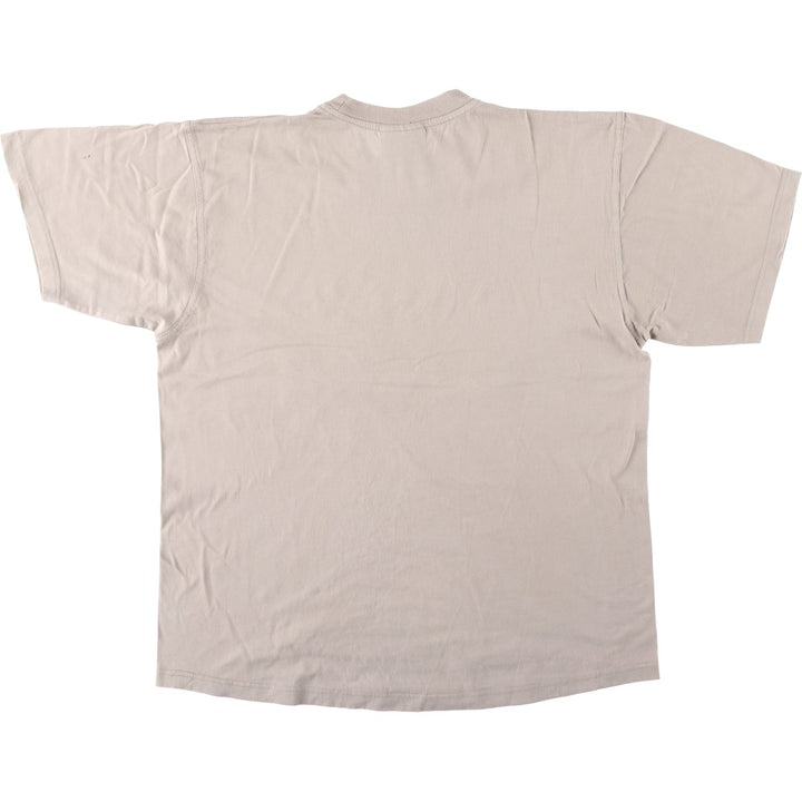 ~2000'S Umbro logo print T-shirt, men's size L (approx.) cotton Beige type Vintage Second Hand