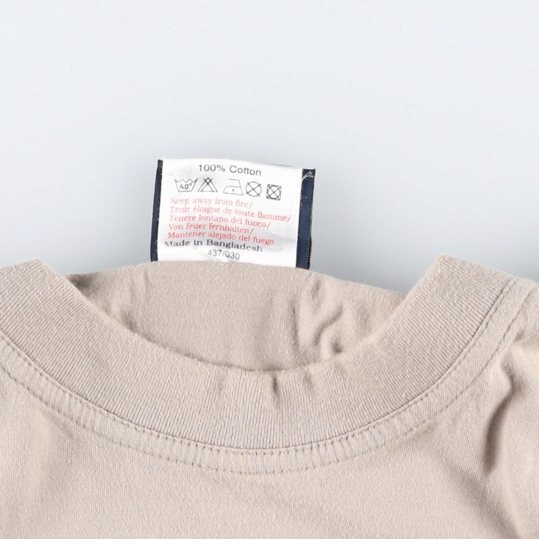~2000'S Umbro logo print T-shirt, men's size L (approx.) cotton Beige type Vintage Second Hand