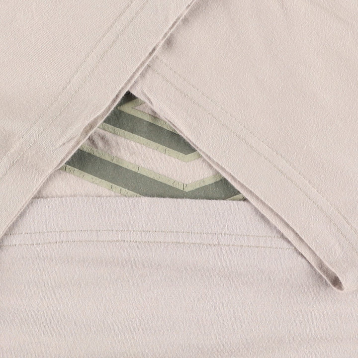 ~2000'S Umbro logo print T-shirt, men's size L (approx.) cotton Beige type Vintage Second Hand