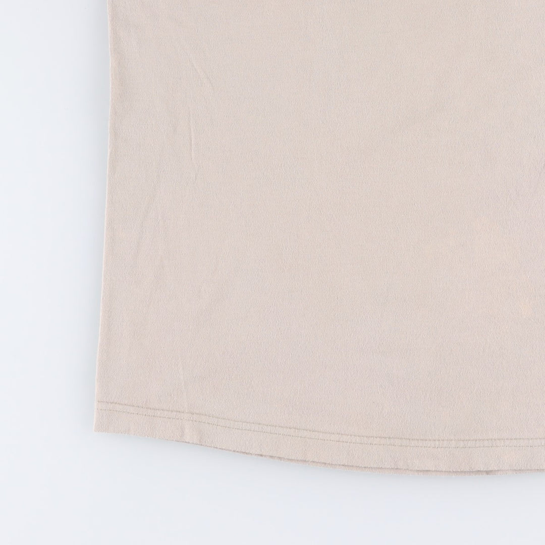 ~2000'S Umbro logo print T-shirt, men's size L (approx.) cotton Beige type Vintage Second Hand