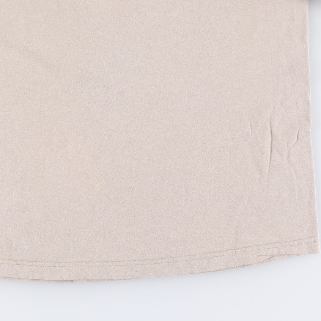 ~2000'S Umbro logo print T-shirt, men's size L (approx.) cotton Beige type Vintage Second Hand