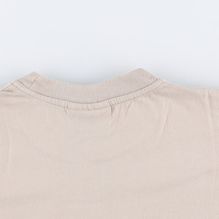 ~2000'S Umbro logo print T-shirt, men's size L (approx.) cotton Beige type Vintage Second Hand