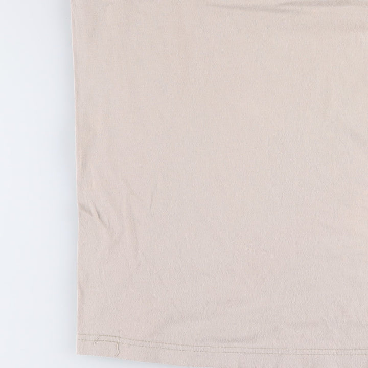 ~2000'S Umbro logo print T-shirt, men's size L (approx.) cotton Beige type Vintage Second Hand