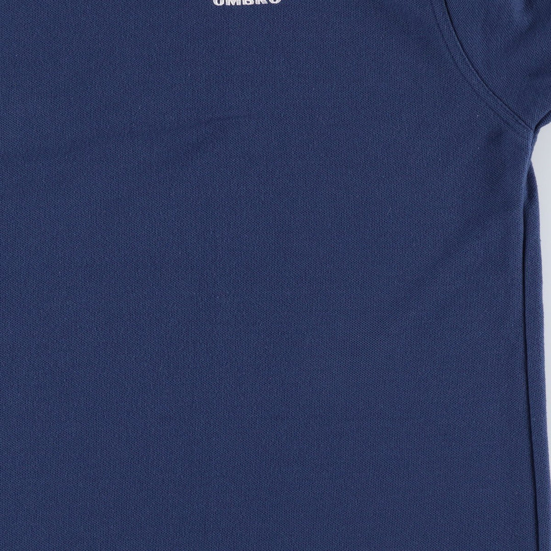 90'S Umbro Piqué Logo T-Shirt, Men's Size XL (Equivalent), Vintage polyester navy blue type Vintage Second Hand