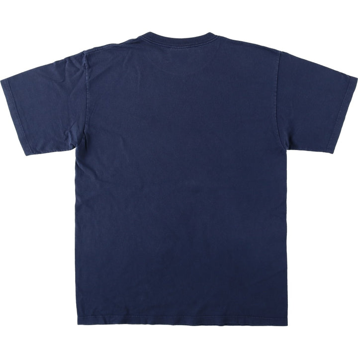 90'S Nike One Point Logo T-shirt Made in USA Men's M Size Vintage cotton navy blue type Vintage Second Hand
