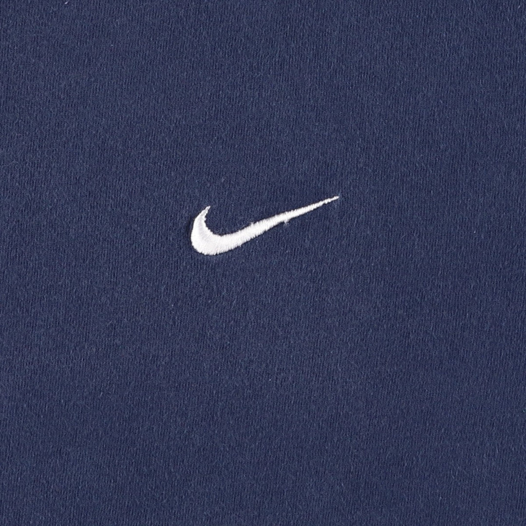 90'S Nike One Point Logo T-shirt Made in USA Men's M Size Vintage cotton navy blue type Vintage Second Hand