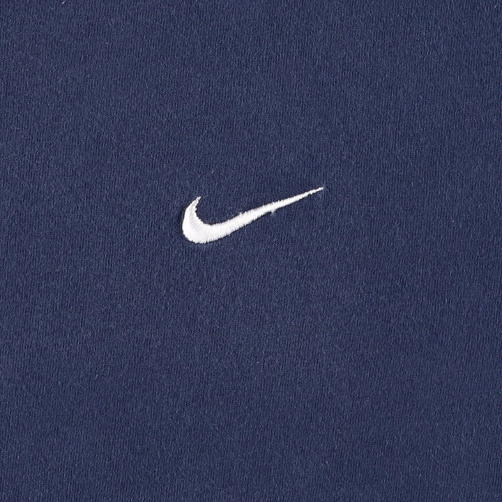 90'S Nike One Point Logo T-shirt Made in USA Men's M Size Vintage cotton navy blue type Vintage Second Hand