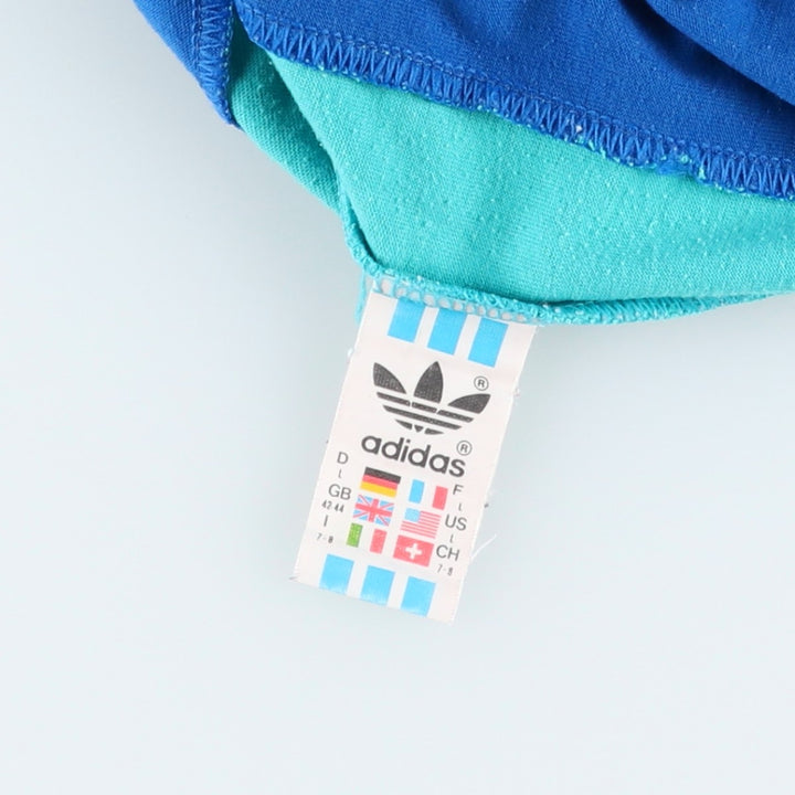 80s-90'S Adidas Trefoil Logo T-Shirt, Men's Size L (approx.), Vintage cotton blue type Vintage Second Hand