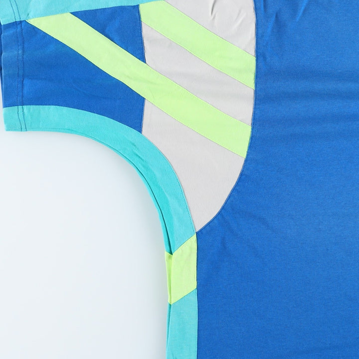 80s-90'S Adidas Trefoil Logo T-Shirt, Men's Size L (approx.), Vintage cotton blue type Vintage Second Hand