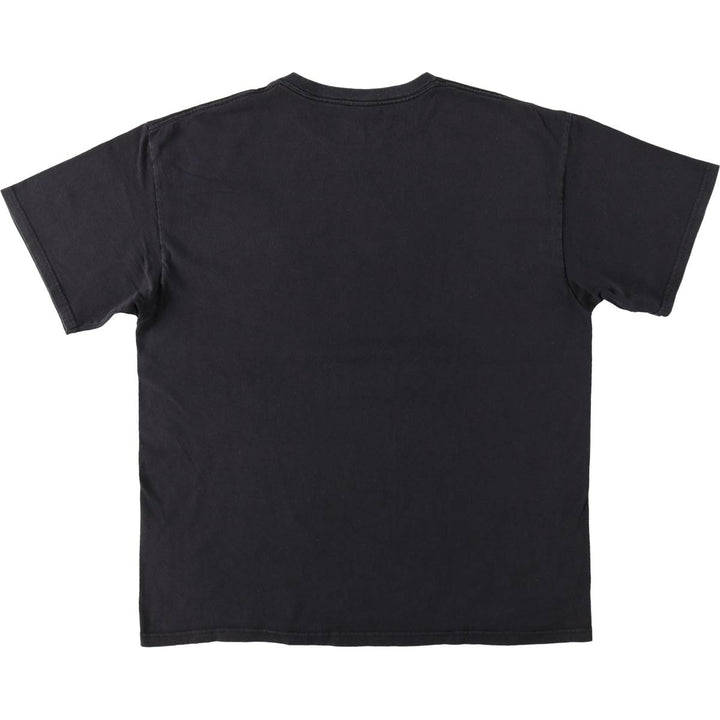PEANUTS Charlie Brown Character Print T-Shirt (Men's XL equivalent) cotton black type Vintage Second Hand