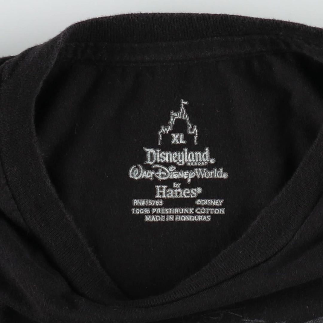 The Nightmare Before Christmas Character Print T-Shirt (Men's XL equivalent) cotton black type Vintage Second Hand