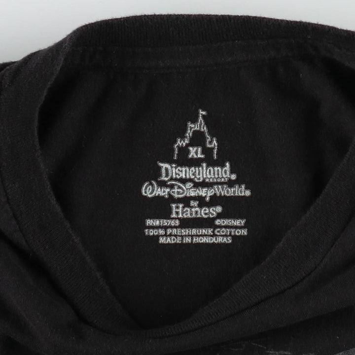 The Nightmare Before Christmas Character Print T-Shirt (Men's XL equivalent) cotton black type Vintage Second Hand