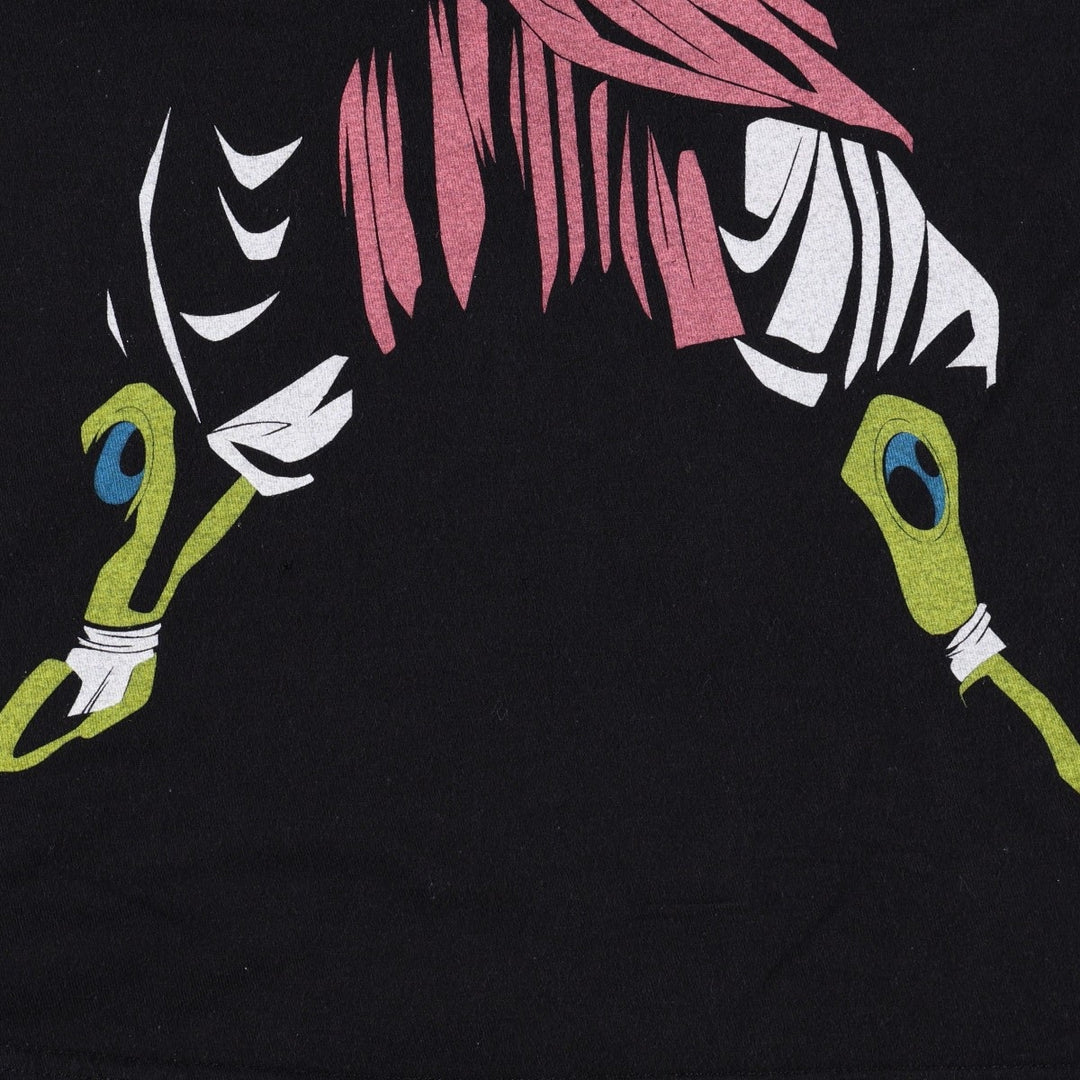 Dragon Ball Z Broly Anime Character Print T-Shirt (Men's Size M) cotton black type Vintage Second Hand