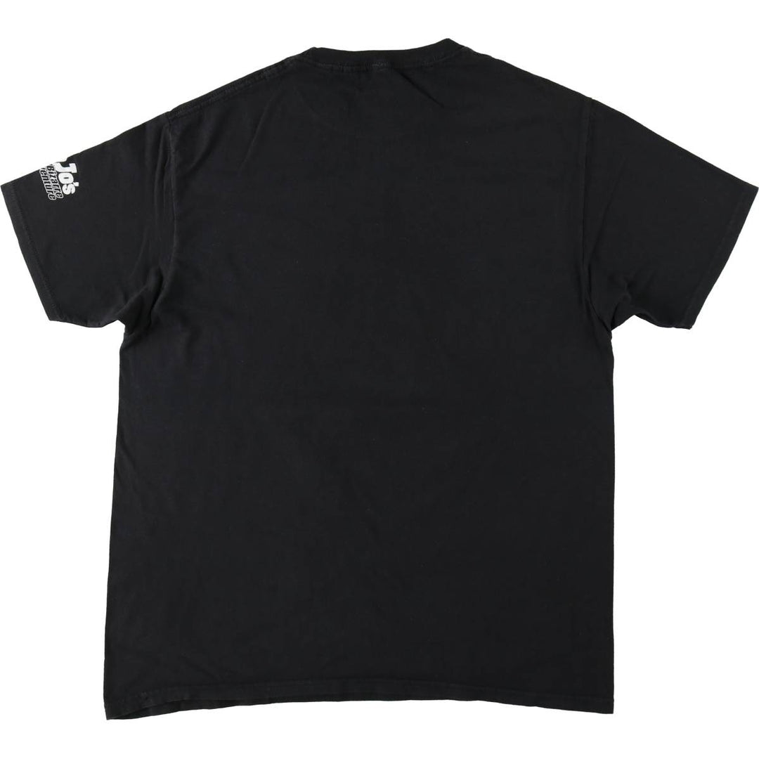 JoJo's Bizarre Adventure JoJo's Bizarre Adventure Anime Character Print T-Shirt Men's L size cotton black type Vintage Second Hand