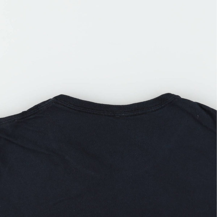 EVANGELION Anime Character Print T-Shirt, Men's Size M (approx.) cotton black type Vintage Second Hand