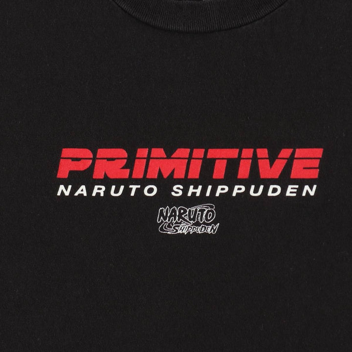 2000'S Primitive Naruto Shippuden Uchiha Itachi Anime Character Print T-Shirt Men's XL (approx.) cotton black type Vintage Second Hand
