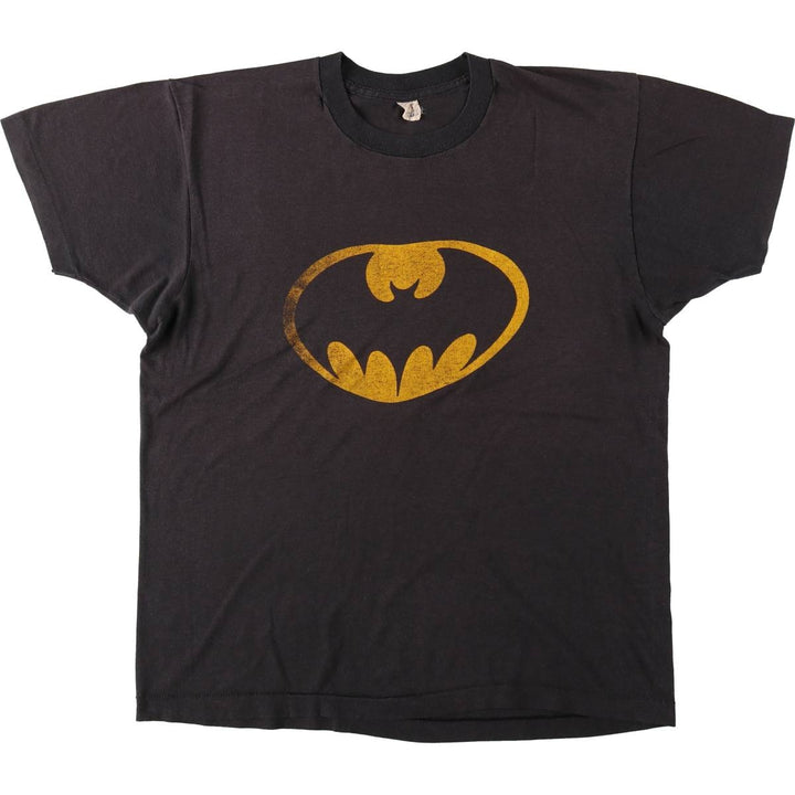 ~80'S Screen Stars Batman Character Print T-Shirt, Men's XL (approx.), Vintage cotton black type Vintage Second Hand