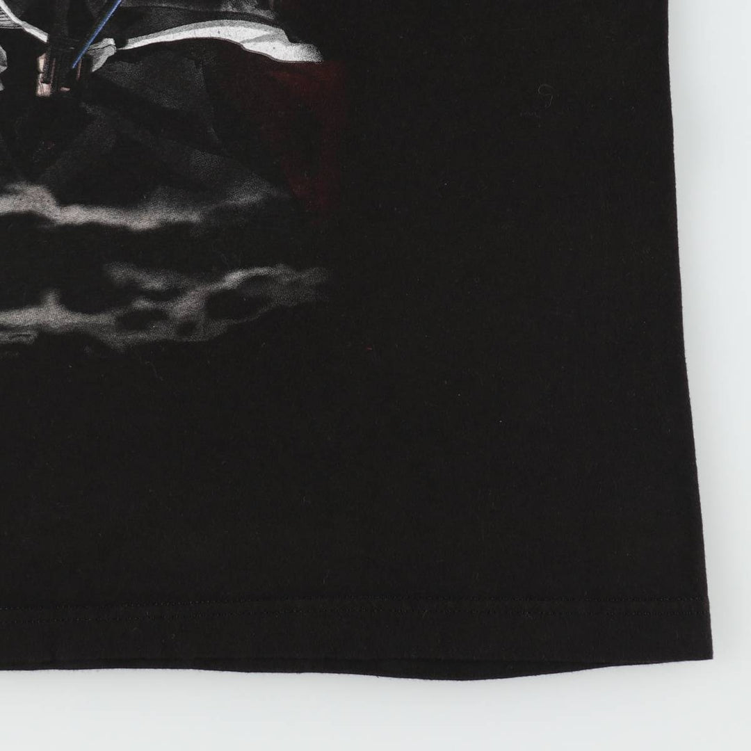BLEACH Anime Character Print T-Shirt Men's Size L cotton black type Vintage Second Hand