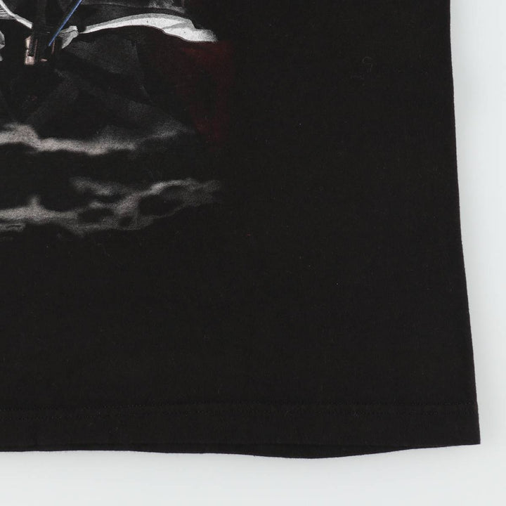 BLEACH Anime Character Print T-Shirt Men's Size L cotton black type Vintage Second Hand