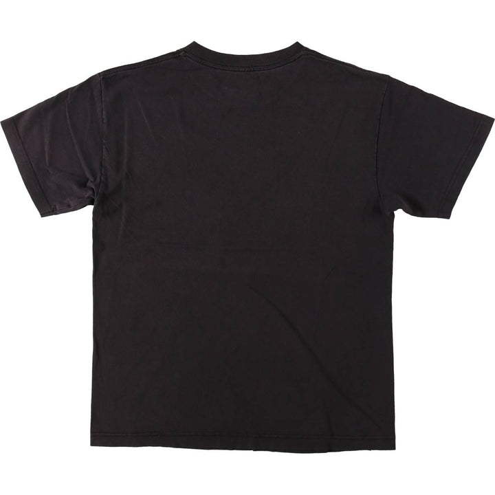 Sailor Moon anime character print T-shirt, men's size M (approx.) cotton black type Vintage Second Hand
