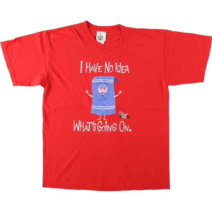 2000'S Comedy Central South Park Character Print T-Shirt, Men's Size L (approx.) cotton red type Vintage Second Hand