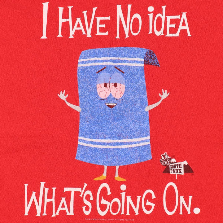 2000'S Comedy Central South Park Character Print T-Shirt, Men's Size L (approx.) cotton red type Vintage Second Hand