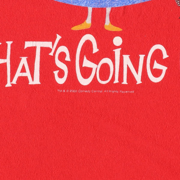 2000'S Comedy Central South Park Character Print T-Shirt, Men's Size L (approx.) cotton red type Vintage Second Hand