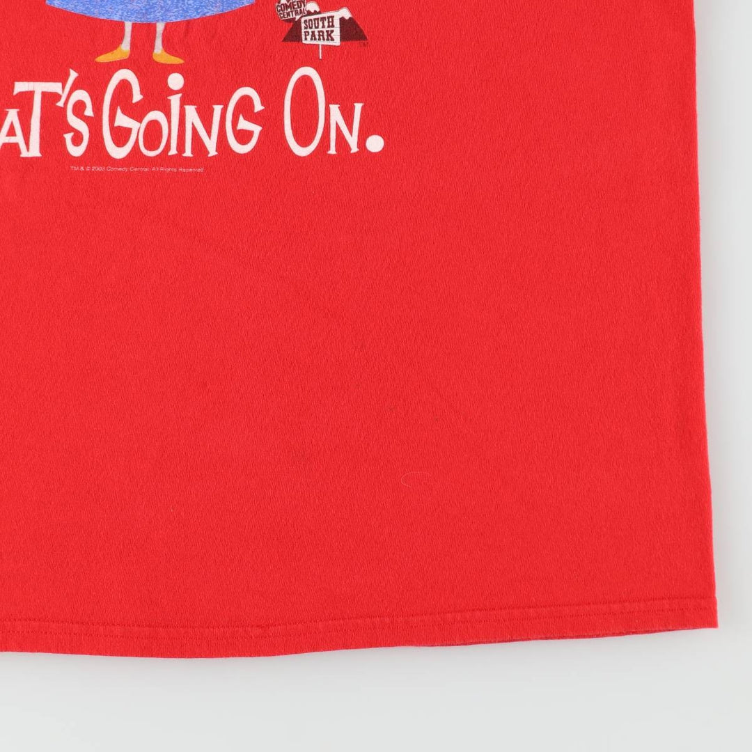2000'S Comedy Central South Park Character Print T-Shirt, Men's Size L (approx.) cotton red type Vintage Second Hand